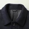 Men's Mid-Length Wool Blend Overcoat