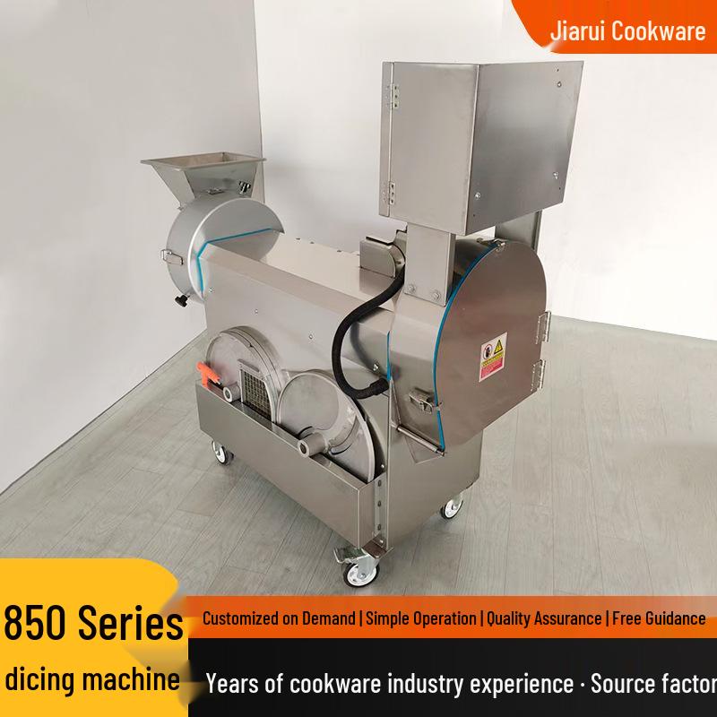 Multi-Functional Automatic Vegetable Cutter: Shreds, Slices, Dices, Cuts - Ideal for Commercial Kitchens.