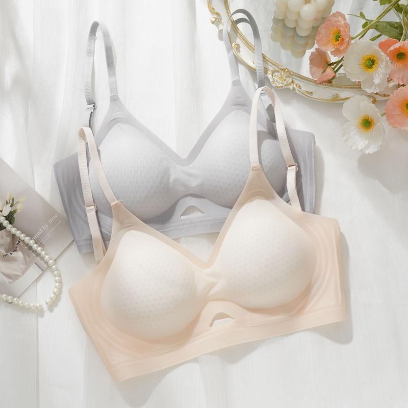 Non-marking Summer Cool Feeling Outside Expanding U Back Underwear Top Support Anti-sagging Side Breasts Bra