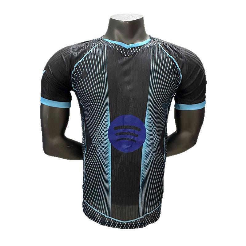 Barcelona World Cup  26 Special Edition Black & Light Blue Short-Sleeved Jersey Extra Large