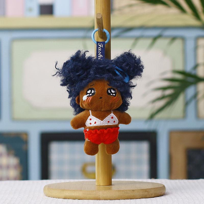 Plush Summer Swimwear Toy With Cute Hairy Doll Hanging Accessory For Kids And Teens