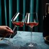 2 ks Čirý křišťálový pohár na víno Svatební sklenice na skleničku na sklenici Velké břicho Malé ústa Burgundský pohár Sherry Champagne flétna