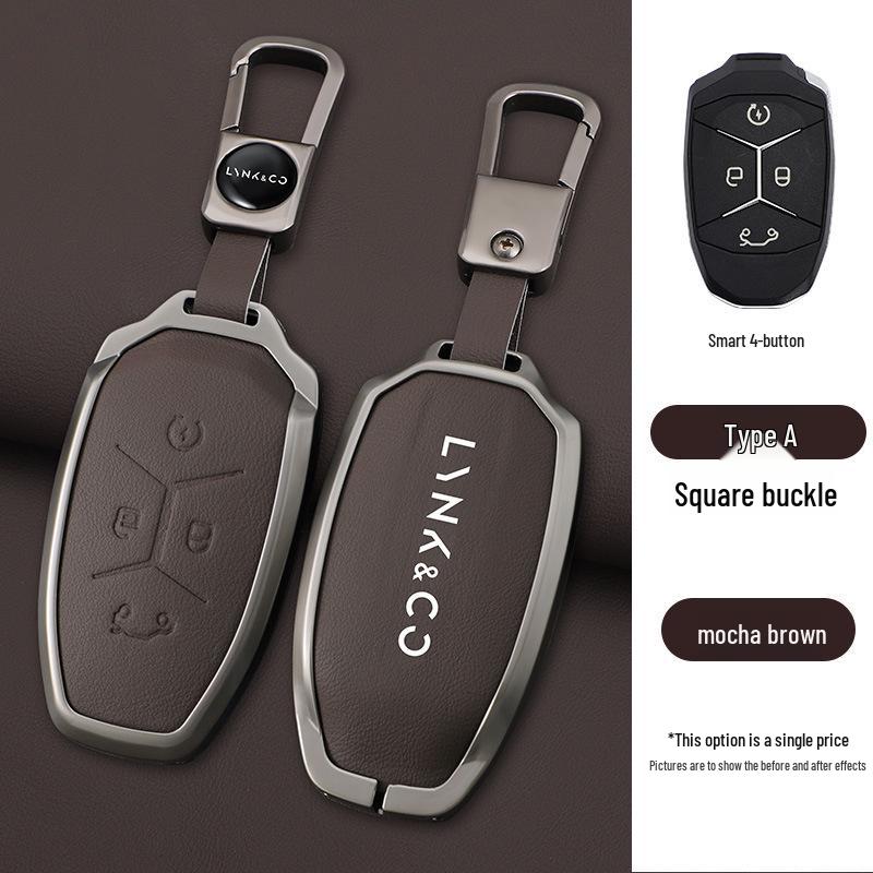 Pouzdro na klíč Lynk & Co 03: Kompatibilní s 0607, 01 Shell, 05 Nový model, 02 09 EMPS Energy Crystal Z10 Přezka na krytu
