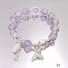 Mori Style Mermaid Crystal Bracelet - Sweet, Versatile Design for Women, Students, and Best Friends.
