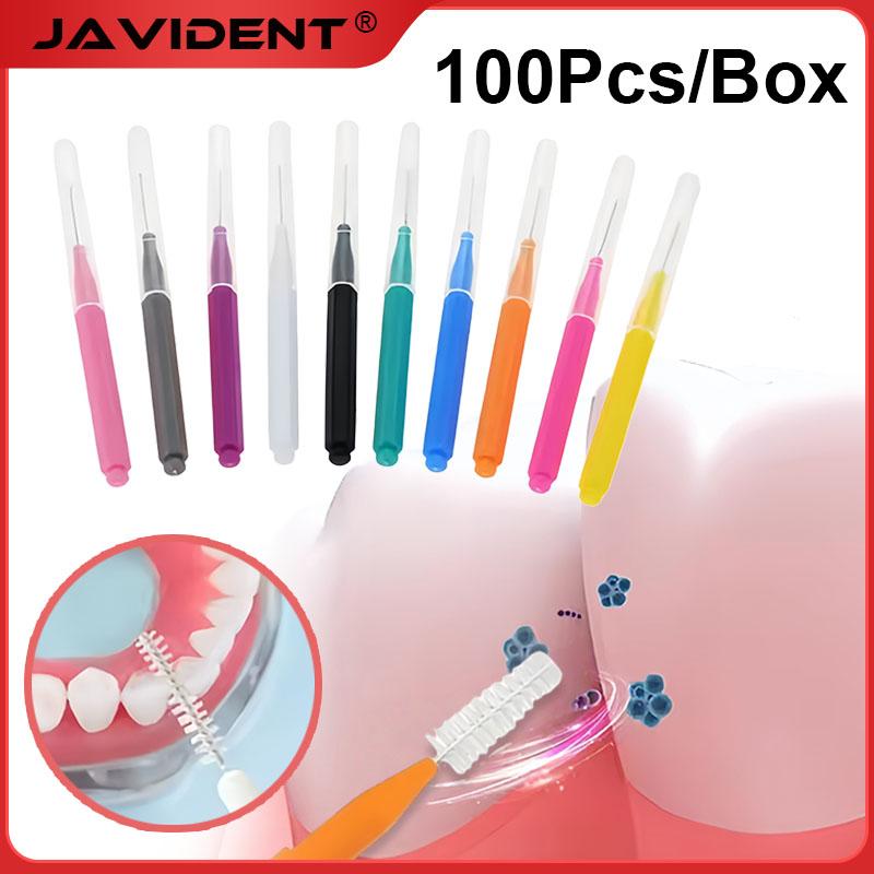 Disposable Type Interdental Brush Orthodontic Interdental Brush with Soft Bristles Interdental Brush for Orthodontic Treatment