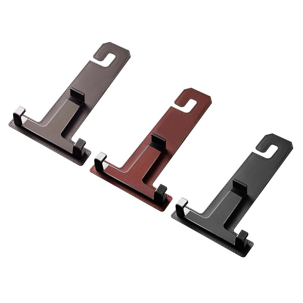 Backseat Hook Car Seat Back Hangers Space Saving Designs Leather & Metal Organizers Upgrades for Purses & Shopping Bags