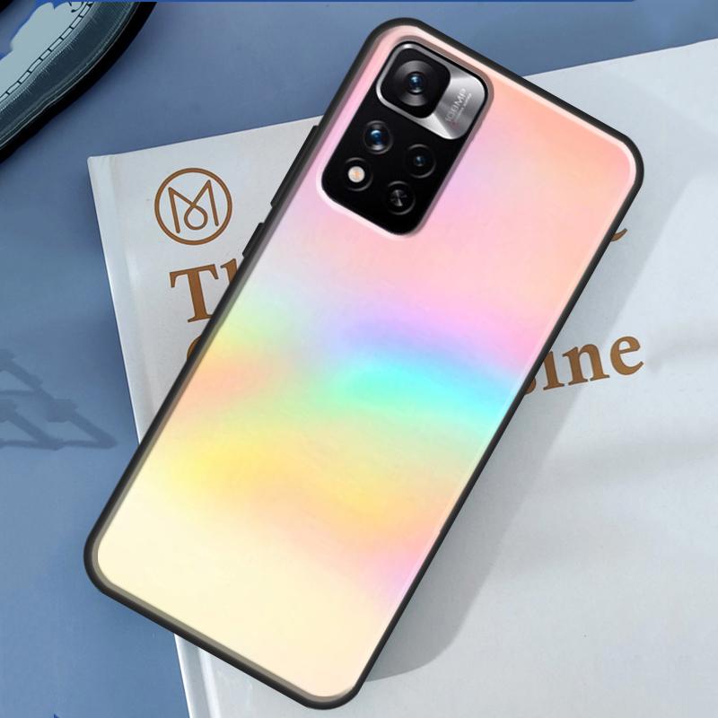 Holographic Iridescence Case For Redmi Note 12 11 Pro Cover For Redmi Note 10 8 9 Pro 10S 11S 9A 9C 12C 10A 10C
