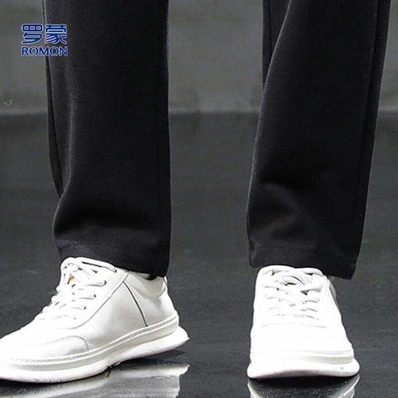 Men's Corduroy Elastic Waist Straight-Leg Casual Pants