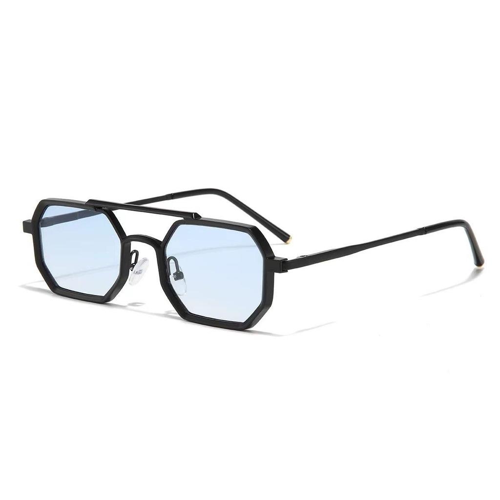 Trendige Damen Retro Runde Fassung Anti-UV Sonnenbrille