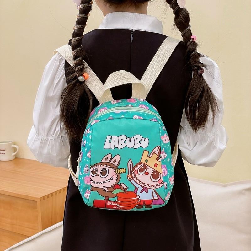 Lightweight Charming Cartoon Backpack For Preschoolers Gender Neutral Fun Design Perfect For School Use