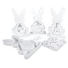 User Friendly Silicone Mold For Designing Rabbit Embellishments And Hanging Rings Eggs Ornament For Jewelry Making