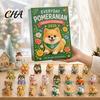 Decorative Hanging Ornaments Dog Advent Calendars 2026, Cute 24 Days Christmas Countdown Tree Pendant Calendar, 2D Acrylic Collectible Figures