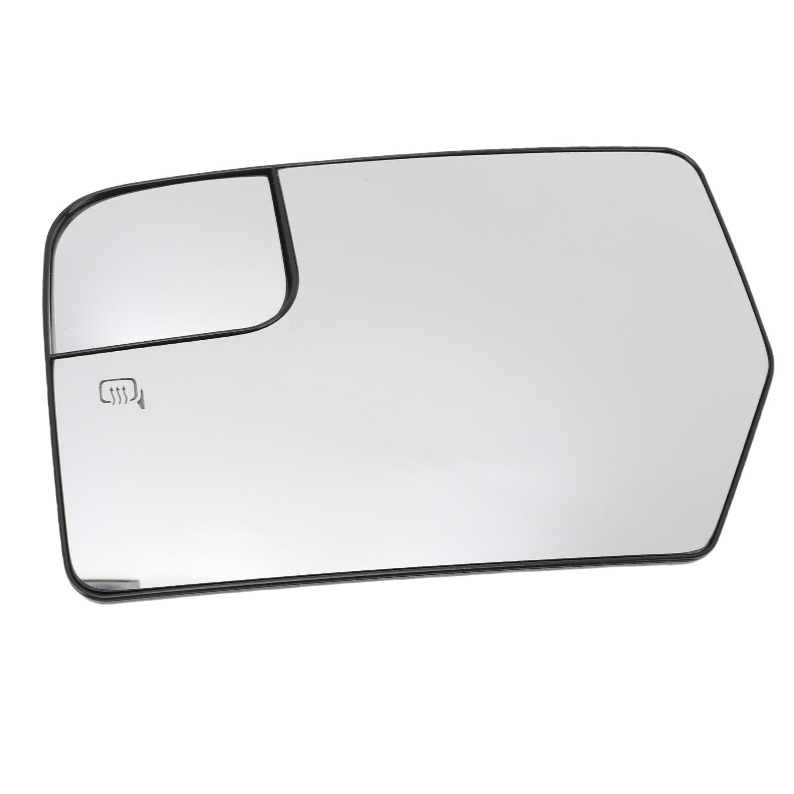 Heated Mirror Glass High Clarity Defrosting Prevent Fogging Rearview Mirror Glass Lens Replacement for Expedition 2012 Left