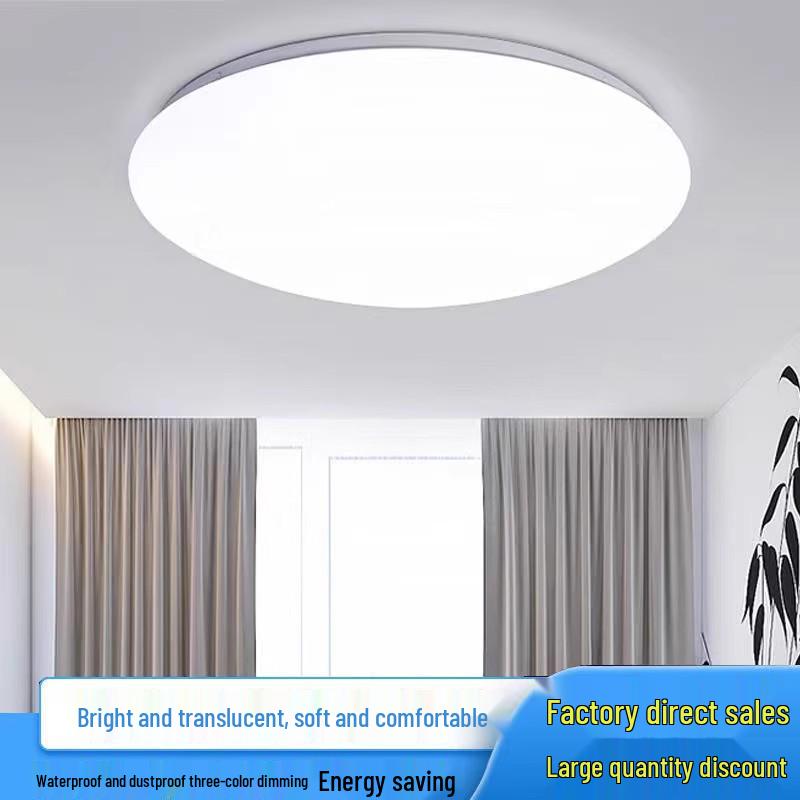 Super Bright LED Ceiling Light for Living Room, Bedroom, Kitchen, Stairway & Balcony - Simple Round Design