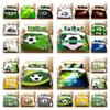 Football Duvet Cover Set Soccer Pattern Bedding Cover Set Home Textiles Boy Comforter Cover Set Boy Single Size Bed Clothes