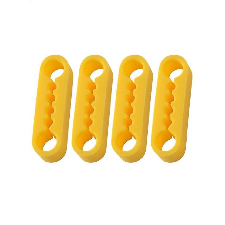 Silicone Car Door Lock Cover Pad Universal Anti Vibration Shock Absorber Soundproof Damper For Auto Door Latch Anti Scratch Gas Tank Doors 4