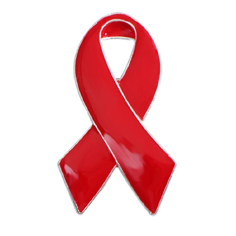 

Enamel Lapel Pin Prevention and Awareness Red Ribbon Brooch Badges Party Favors L
