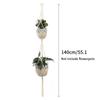 Vintage Macrame Hanging Baskets Cotton Handmade Flowerpot Net Plant Hanger Holder Basket Garden Home Planter Wall Decor