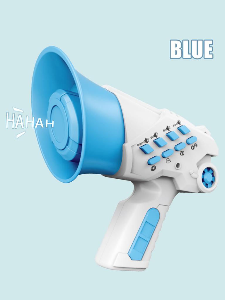 Portable Megaphone Speaker Siren Bullhorn Toys, Smart Multi Voice Changers Toy Funny Party Prank Handheld Loudspeaker Megaphone