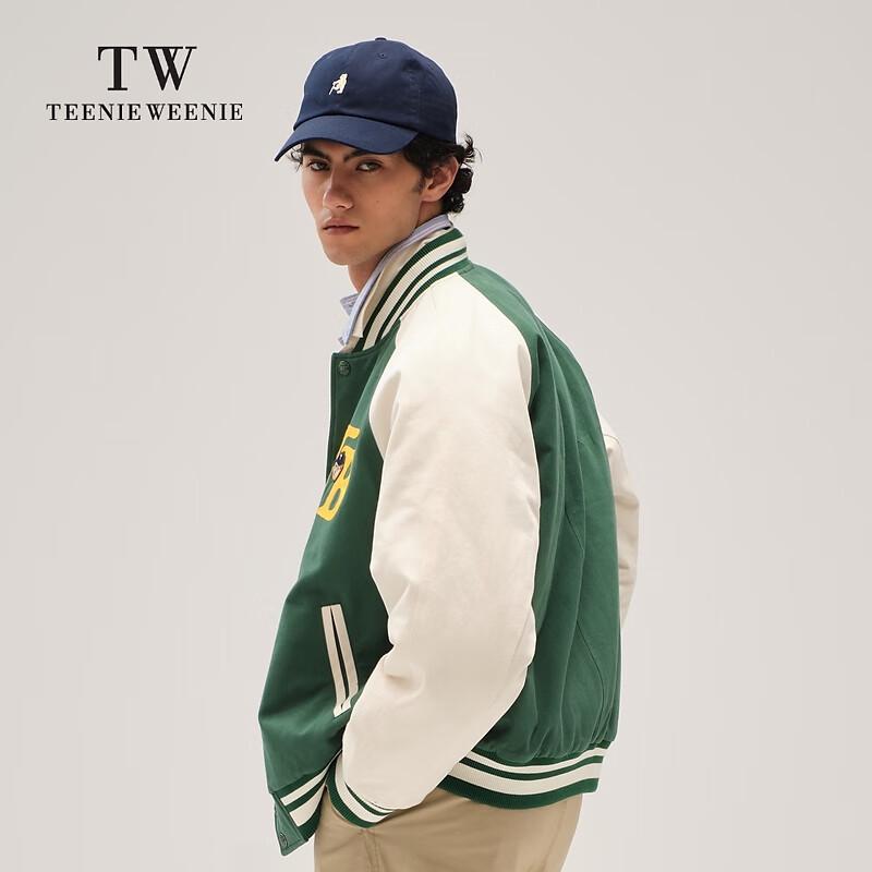 Teenie Weenie Men's Color-Block Padded Baseball Jacket