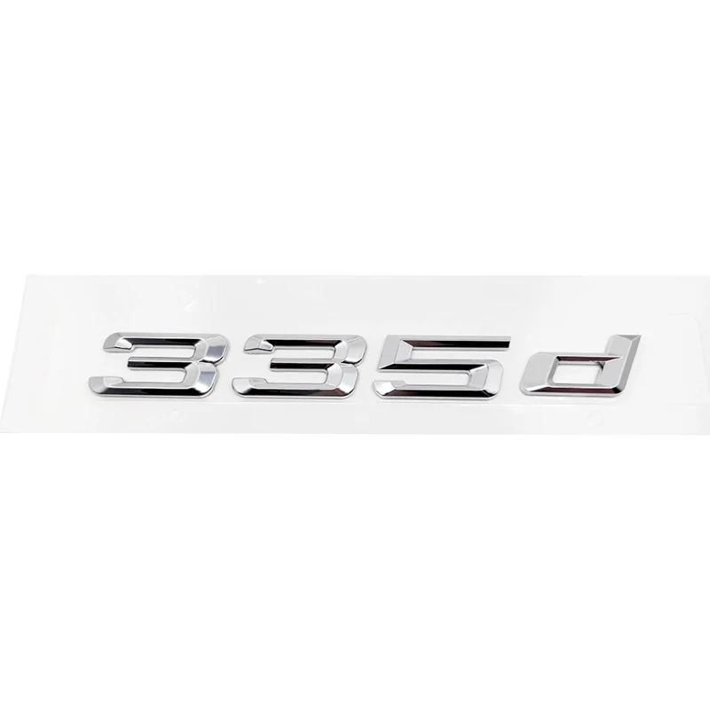 ABS Car Rear Trunk Letters Logo Badge Emblem Sticker For BMW 3 Series 318d 320d 325d 328d 330d 335d E46 E90 E91 F30 F31 F34 G20