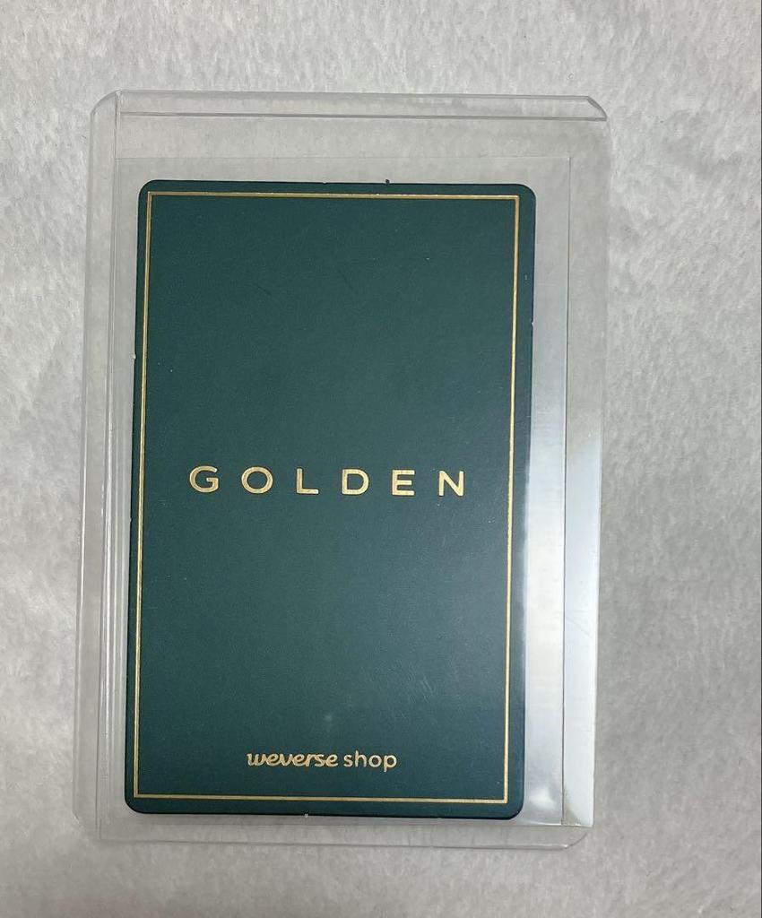 [USED] BTS Golden Showcase Venue Exclusive Lucky Drop Trading Card Jungkook