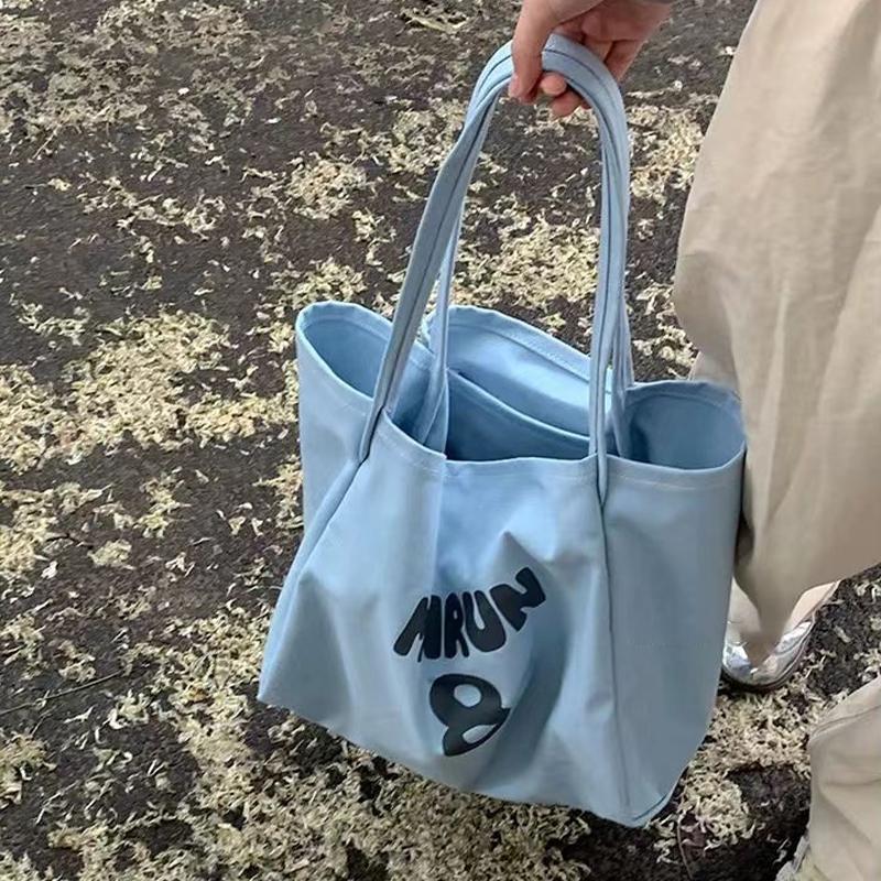 

Холщовая сумка, сумка через плечо, универсальная сумка-тоут, большая вместимость, ручная тканевая сумка синий