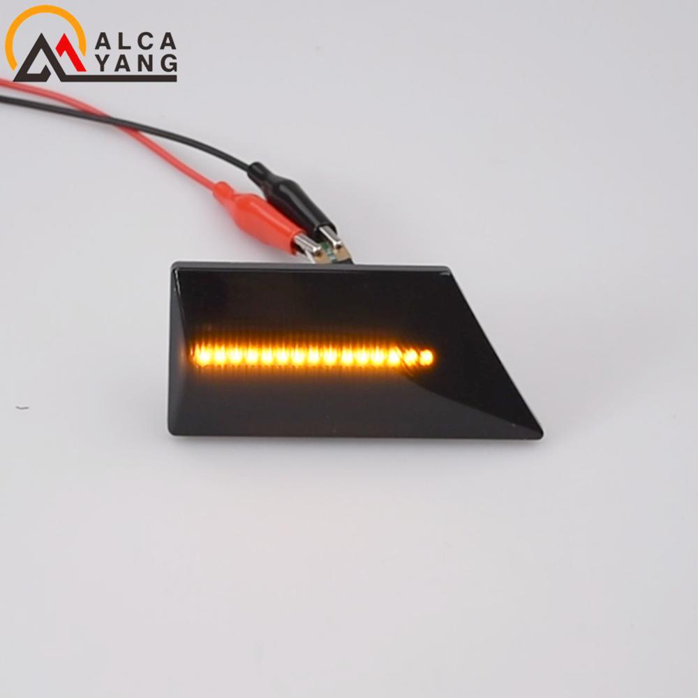 Car Led Dynamic Turn Signal Light For Opel Vectra C 2002-2008 Signum 2003-2008 Side Marker Fender Lights Blinker Indicator LampTurn Signal 2