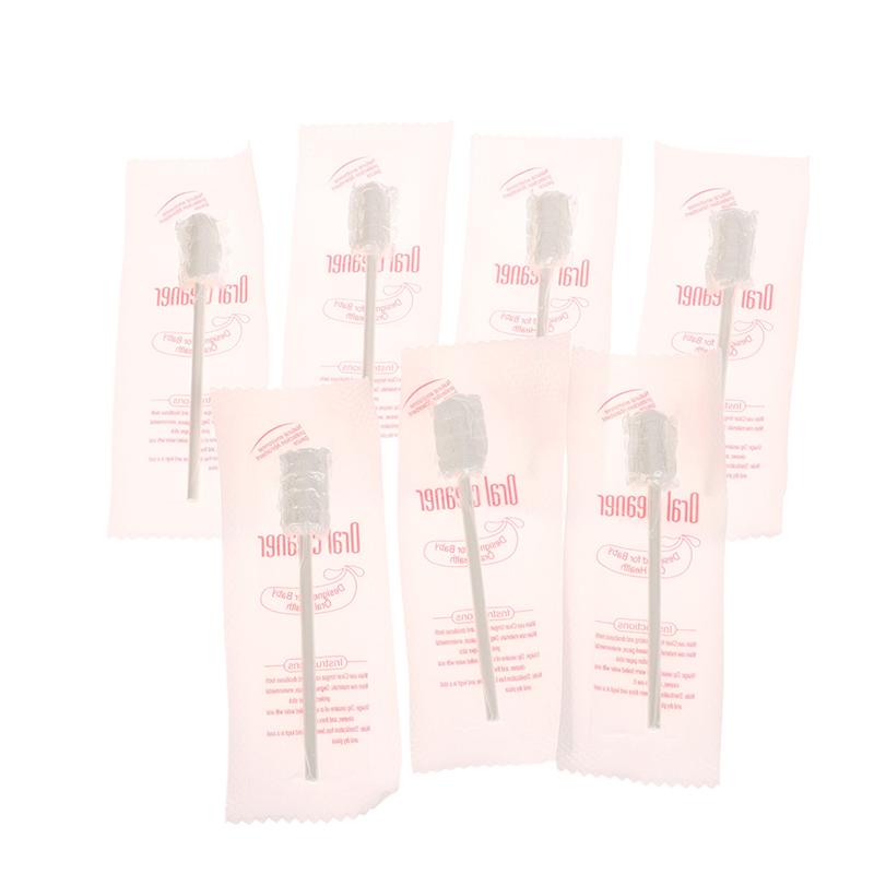 30 Adet/Kutu Bebek Dil Temizleyici Tek Kullanımlık Gazlı Bez Diş Fırçası Kağıt Çubuk Ağız Temizleyici Fırça Yenidoğan Ağız Bakımı Çubuk Diş Bakımı