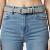 Metal Pin Buckle Waistband PU Leather Men Belt Trend Y2K Belt  Unisex