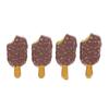 1-5pcs Mini Dollhouse Miniature Pretend Toy Mini Soft Ice Cream Cups Spoon Bar Ice-lolly Simulation Food For Dolls Accessories
