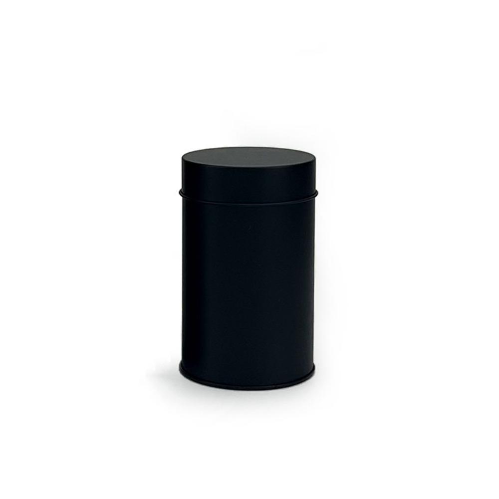 Dust-resistant Tinplate Tea Canister Double Seal Lid Tea Can Solid Color Tea Storage Box Candy