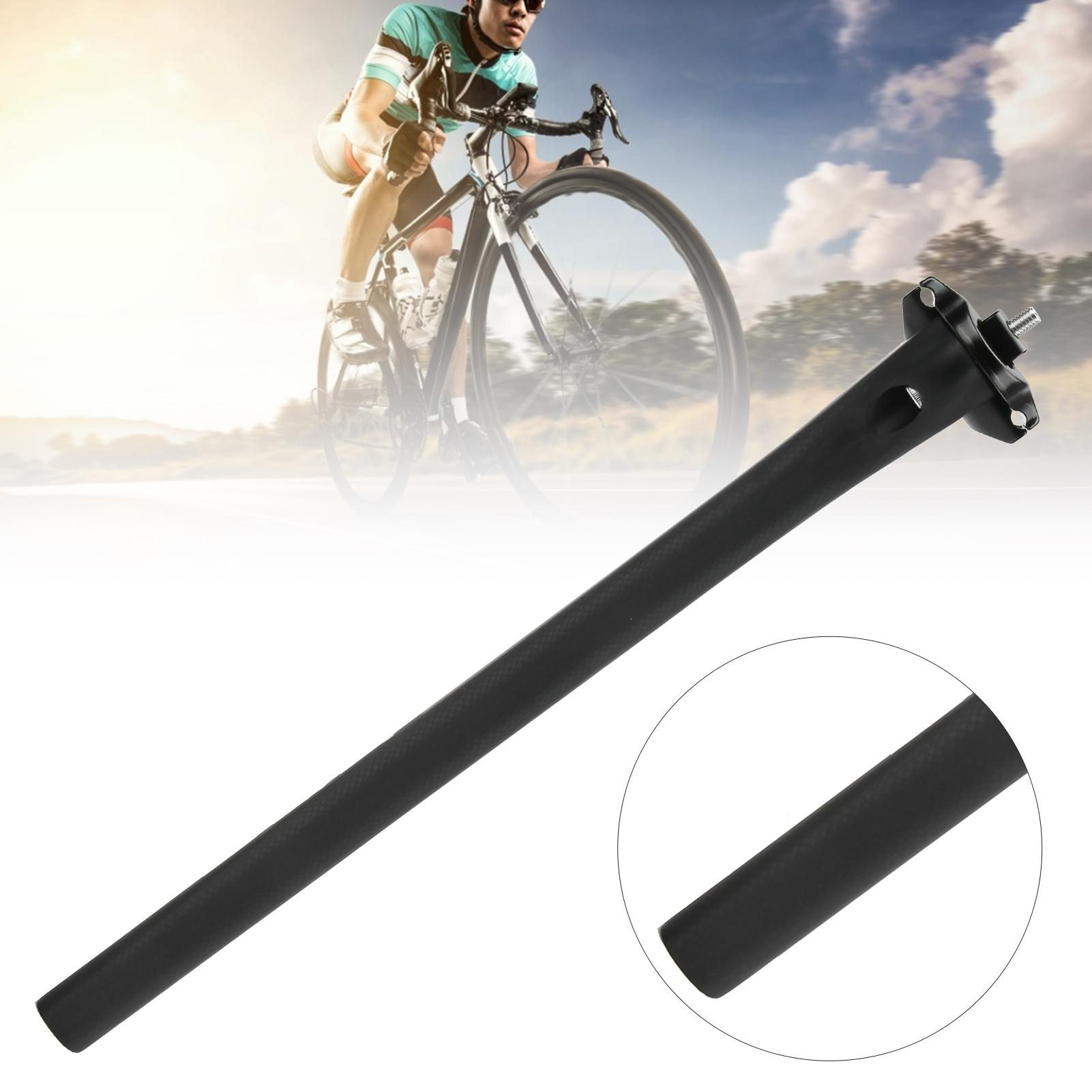Bike Carbon   Seatpost Saddle Pole Seat Post Tube   Saddle Support Pole