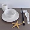 Gong He Jing Pin White Porcelain Rice & Soup Bowl (Single)