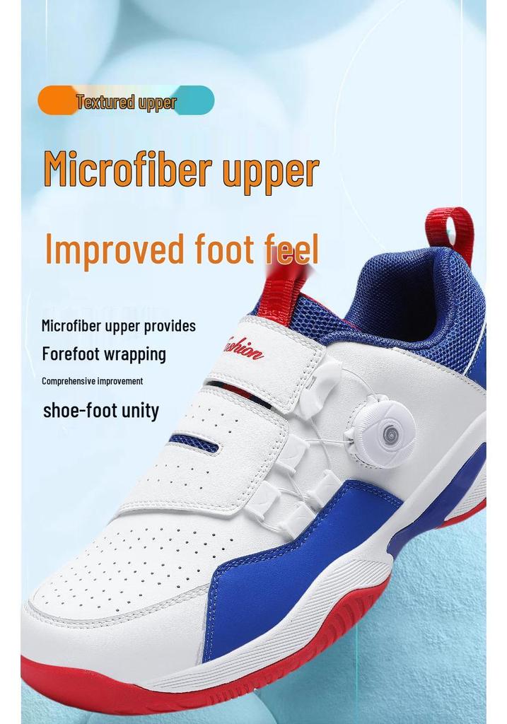 Breathable Non-Slip Rubber Sole Badminton & Table Tennis Shoes for Kids, Adults, and Couples