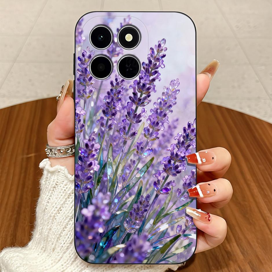 For Honor X6C X6B X6D X7D X7C Case Brilliant Flower Vintage Dyeing Anti-drop Simplicity Matte Shell For HonorX6C honorx7d Bumper