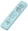 Skater Chopsticks and Spoon Set for Made In Ghibli Moving Castle Adults, Antibacterial, 18cm, Quiet, Japan, Howl's CCS3SAAG-A