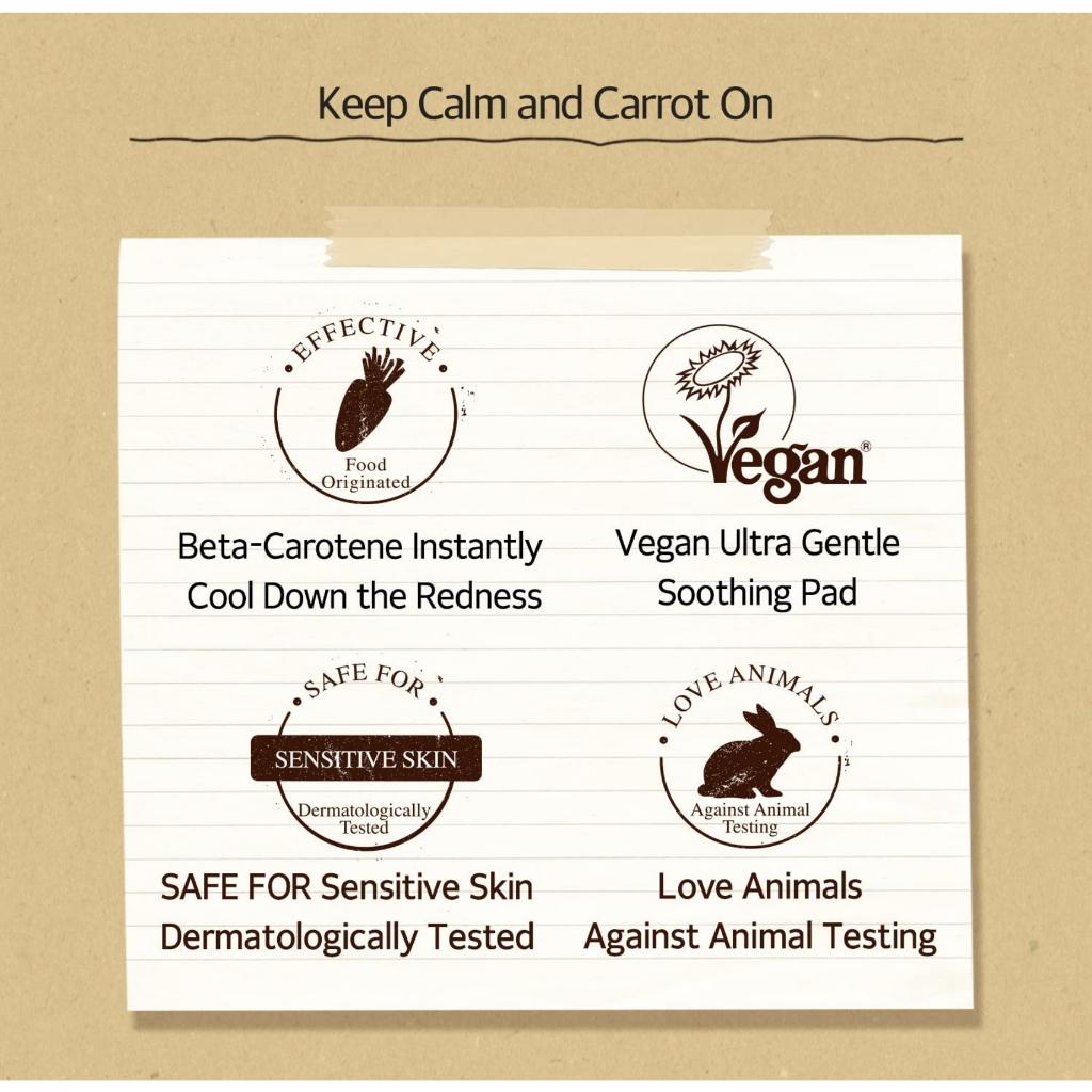 [Trial] SKINFOOD Carrot Carotene Calming Water Pad 10 Sheets