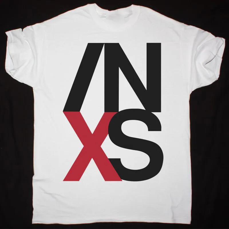 Винтажная футболка INXS TOUR 1991 Хлопок Белый Полный Размер Унисекс S-5XL CG1171 Унисекс Футболка L 1900₽