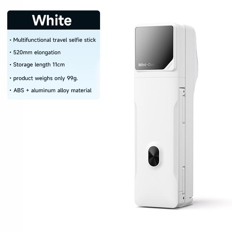 Mini Foldable Multi-Functional Travel Selfie Stick for Control Portable 360 Rotating Phone Holder for Vlog Live