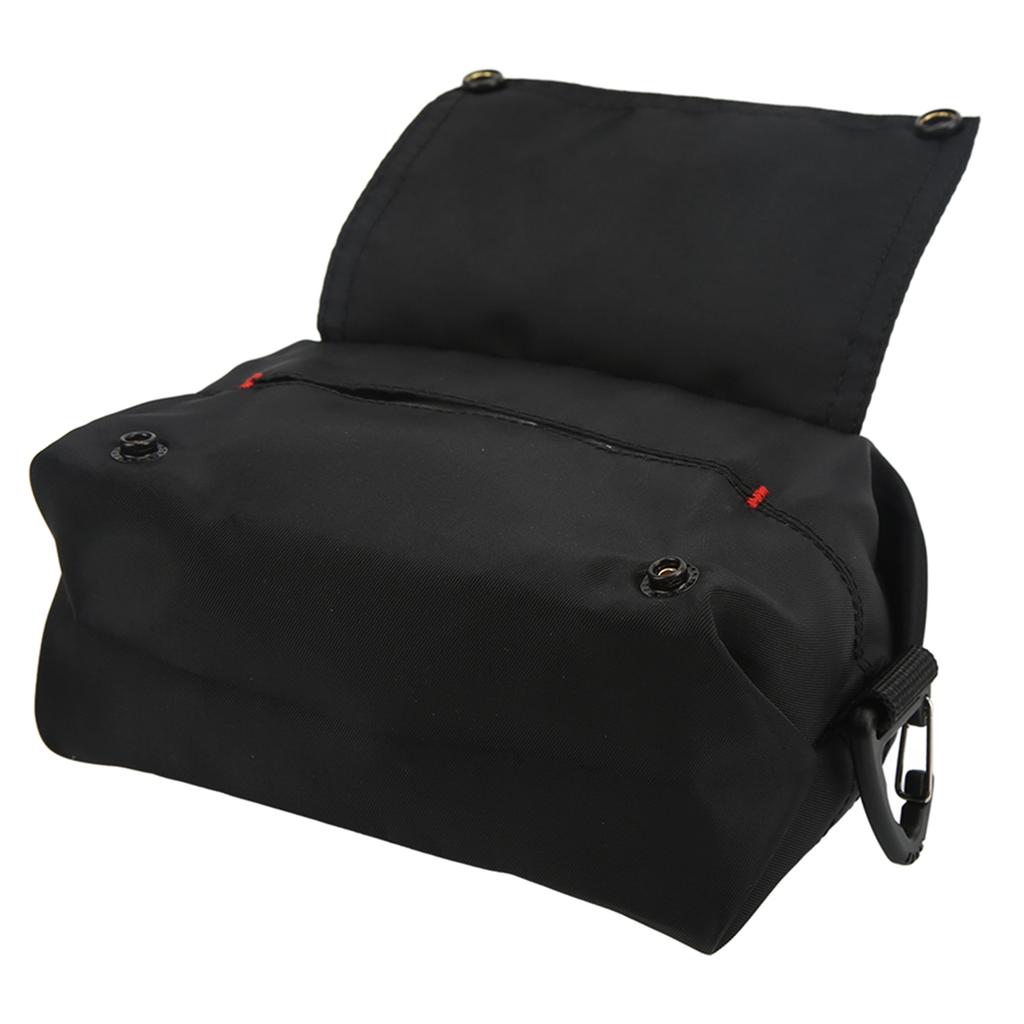 Outdoor Waterproof Vintage Napkin Storage Bag Portable Car Tissue Holder Bag for Camping Traveling
