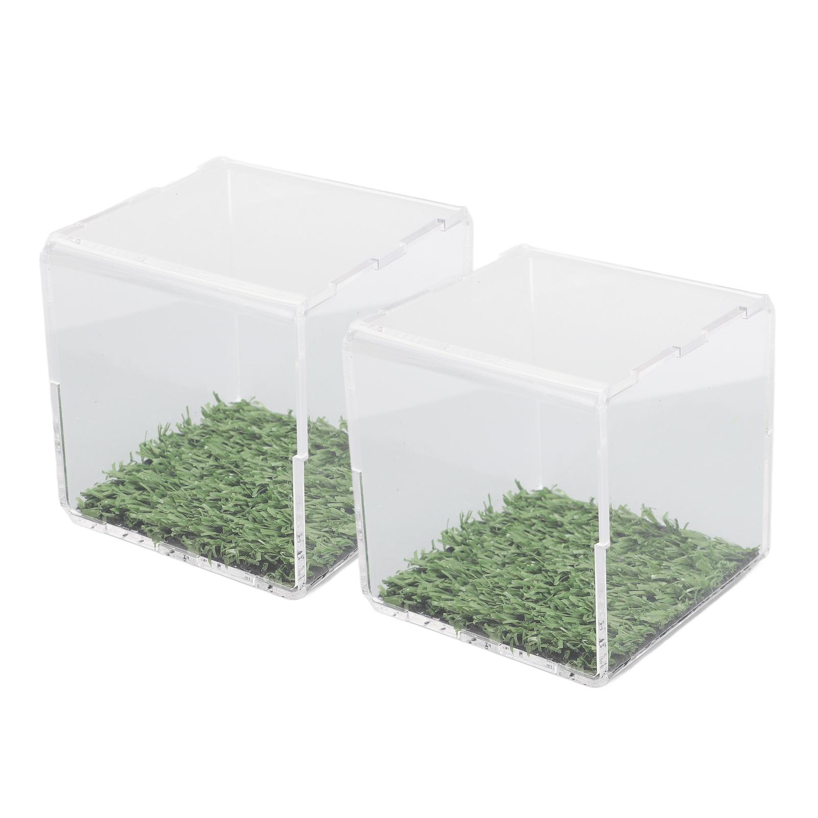 

3.1x3.1x3.1cm Baseball Storage Case Clear Acrylic Baseball Display Box Cube Holder Ball Protector