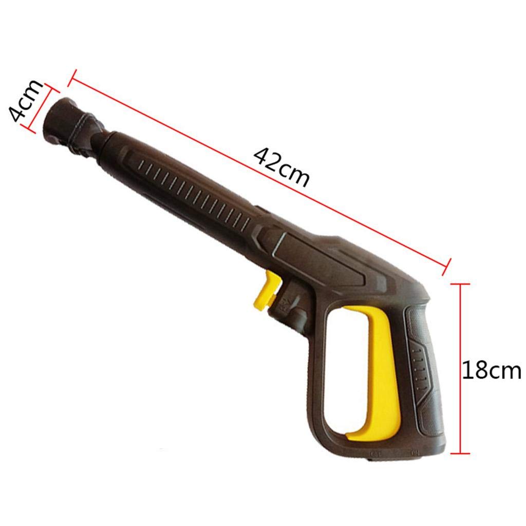 Milageto High-Pressure Washer Spray Gun for Karcher K2-K7, 4000 PSI Compatible, M22 Connector with Safety Lock