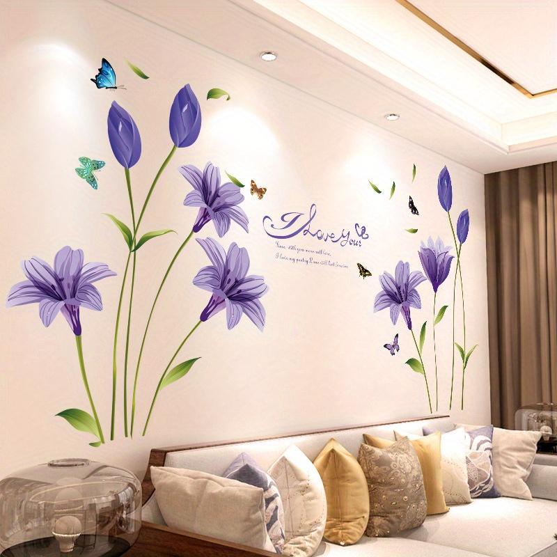 1PC 3D three-dimensional bedroom warm wall stickers, room layout, living room stickers, wall decoration wallpaper, self-adhesive