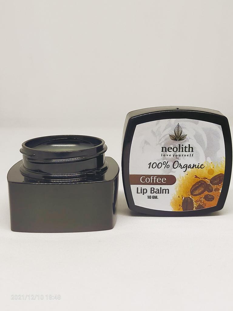 Neolith Coffee Lip Balm || 100% Organic, Paraben, Sulphate and Silicon Free || 10 GM