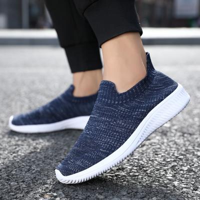 Sneakers da Uomo Autunno Jogging Leggere Rete Elastica Suola Morbida Traspiranti Scarpe Casual per Escursioni All'aperto Mocassini Tenis Masculino