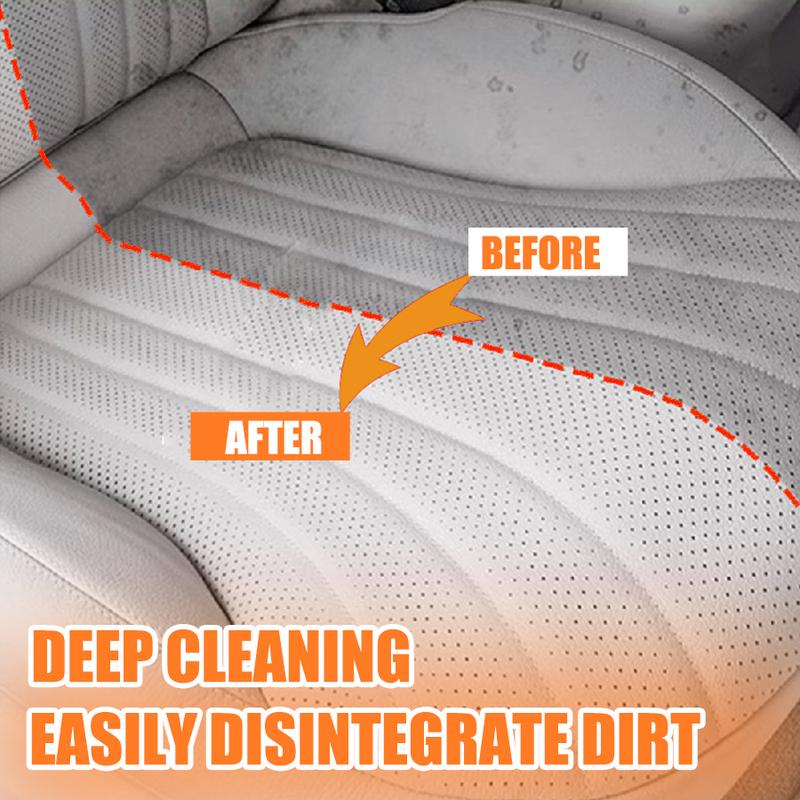 Car Interior Cleaner Leather Fabric Roof Cleaning Washing-Free Safety Belt Cleaner Powerful Stain Removal Auto Detailing