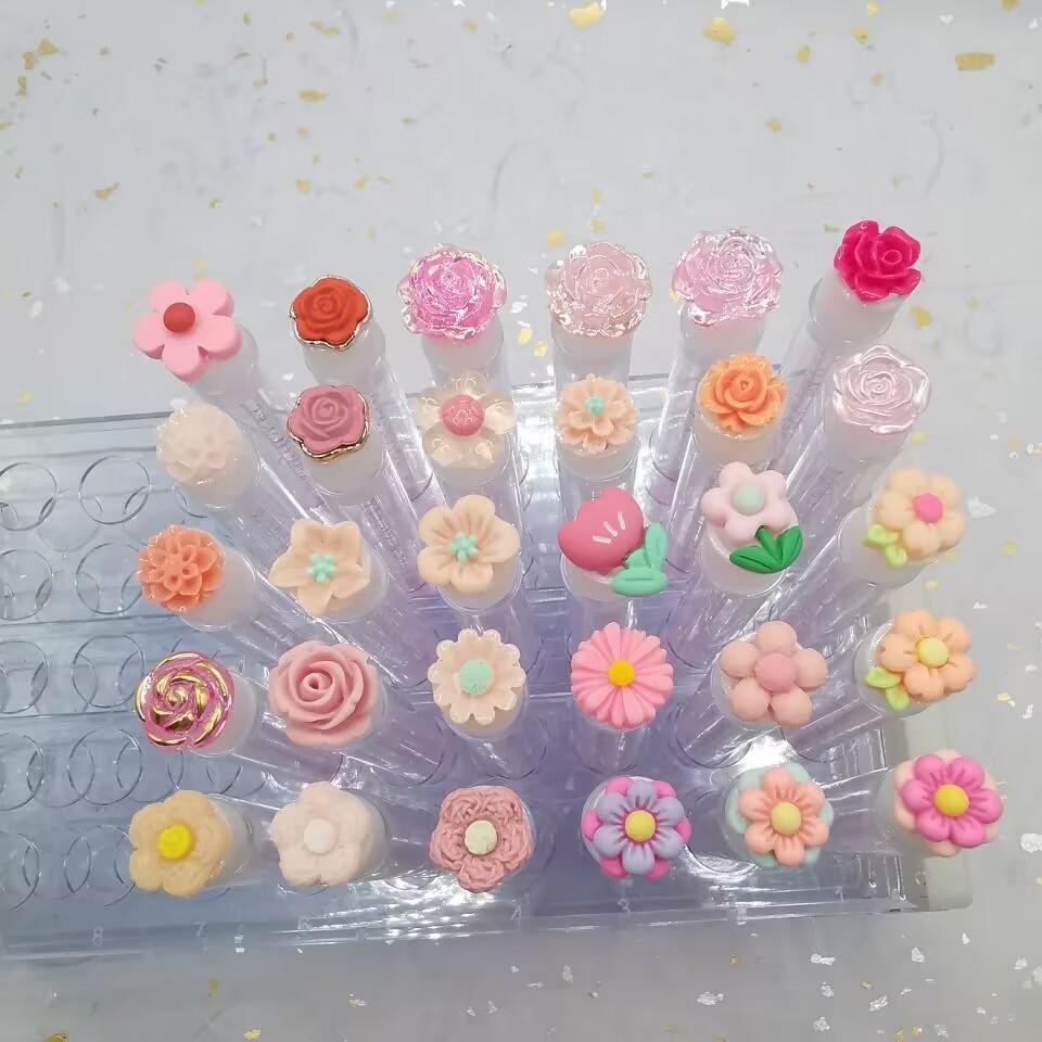 50PCS Reusable Eyelash Brush Tubes Eyebrow Brush Eyelash Wands Replaceable Dust-proof Cleaner Storage Tubes Makeup Tool