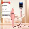 Multi-Functional Bluetooth Selfie Stick with Anti-Shake, Retractable Stand, and Portable Live Streaming Feature