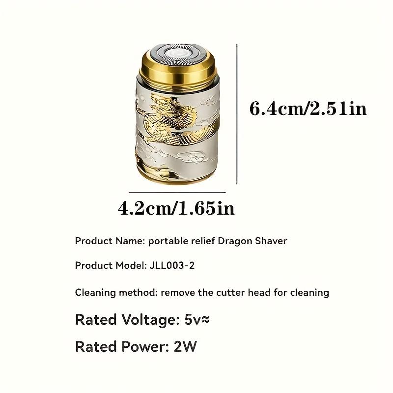 Mini electric shaver with a metal body. A portable and powerful shaver suitable for both men and women. It is TYPE-C rechargeable